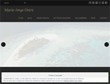 Tablet Screenshot of marieangeostre.com